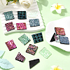 Microwave Kiln Hot Melt Glass Cabochons FIND-SP0004-58B-5