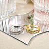 2Pcs 2 Colors Alloy with Crystal Rhinestone Finger Rings RJEW-TADJ0001-01C-4