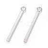 Tarnish Resistant 304 Stainless Steel Pendants STAS-P186-05P-43mm-1