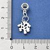 925 Sterling Silver European Beads STER-S009-01D-S-3