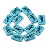 Synthetic Turquoise Beads UNKW-T001-17-2