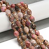 Natural Rhodonite Beads Strands G-N342-36-2