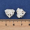 Brass Pave Cubic Zirconia Multi-strand Links ZIRC-F145-04S-01-3