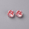 Transparent Clear Acrylic Beads MACR-N008-44D-2