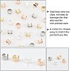 80Pcs 4 Colors 304 Stainless Steel Ear Cuff Findings STAS-UN0023-17-5