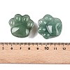 Natural Green Aventurine Cat Paw Print Figurines DJEW-N003-03H-3