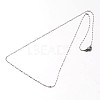 Tarnish Resistant 304 Stainless Steel Mariner Link Chain Necklaces LS-NJEW-O058-14P-2
