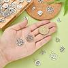 100Pcs 10 Styles Tibetan Style Alloy Charms TIBEP-CJ0002-34-4