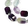 Natural Colorful Fluorite Beads Strands G-C098-A35-01-3