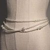 Plastic Imitation Pearl Round Beaded Waist Belly Long Chains for Women FS-WGCCA32-01-2