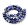 Natural South Africa Sodalite Beads Strands X-G-S259-35-8mm-2