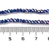 Baking Electroplate Glass Beads Strands X-DGLA-A039-J4mm-B04-4