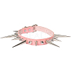 Punk Rock Style Alloy Spiked Cone Rivet Imitation Leather Chocker Necklaces NJEW-WH20011-10P-03-1
