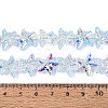 Electroplate Transparent Glass Beads Strands EGLA-Q136-01A-07-4