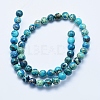 Dyed & Heated Natural Imperial Jasper Round Bead Strands G-M274-05-6mm-2