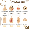  16Pcs 8 Style Alloy Charms FIND-NB0003-62-2