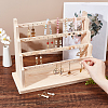 4-Tier Wood Earring Display Organizer Holder EDIS-WH0031-05A-3