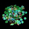 Handmade Luminous Polymer Clay Cabochons CLAY-C004-01-1