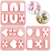 3Pcs 3 Styles ABS Plastic Plasticine Tools DIY-SC0025-44-1