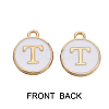 Golden Plated Enamel Alloy Charms ENAM-SZ0001-26A-T-2