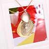 Fashion Brass Pendant Necklaces NJEW-BB23111-3