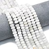 Natural White Crazy Agate Beads Strands G-P575-A04-8x5mm-03-1