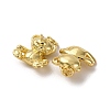 Brass Micro Pave Cubic Zirconia Pendants KK-P308-19G-2