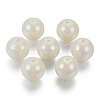 Acrylic Imitation Pearl Beads OACR-N010-024C-01-1