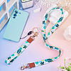 1 Set Polyester Mobile Straps HJEW-TA0001-40C-7