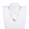 Chain Necklaces X-NJEW-JN02772-01-4