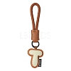 PU Leather Letter Pendant Decoration HJEW-YWC0002-001T-1