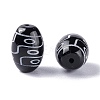 Tibetan Style dZi Beads TDZI-Z001-04-3