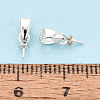 925 Sterling Silver Cup Peg Bails STER-T009-23S-4
