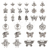 30Pcs 15 Style Tibetan Style Alloy Pendants FIND-TA0002-88-9