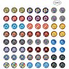 Flatback Glass Cabochons for DIY Projects GGLA-PH0004-27D-3
