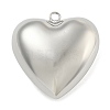 Heart Brass Pendants X-KK-N254-98P-1