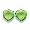 Transparent Acrylic Pendants TACR-T024-03B-925-2