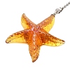 Glass Charms Ceiling Fan Pull Chain Extenders HJEW-H064-01C-P-3