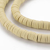 Handmade Polymer Clay Beads Strands CLAY-R089-6mm-117-3