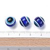 Round Evil Eye Resin Beads RESI-R159-10mm-08-4