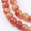 Two Tone Natural Jade Bead Strands X-G-R165-8mm-02-3