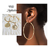 Titanium Steel Hoop Earrings STAS-TA0001-23C-12