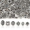 180Pcs 6 Styles Alloy Beads FIND-YW0010-61-1