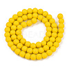 Opaque Glass Beads Strands GLAA-T032-P6mm-MD08-3