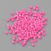 Baking Paint Cylinder Seed Beads SEED-R041-17-3