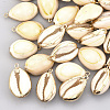 Cowrie Shell Pendants SSHEL-S258-01B-1