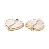 Natural White Shell Pendants STAS-J400-31G-3
