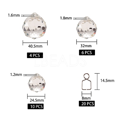Teardrop Transparent K9 Glass Pendants DJEW-SZ0001-02P-1