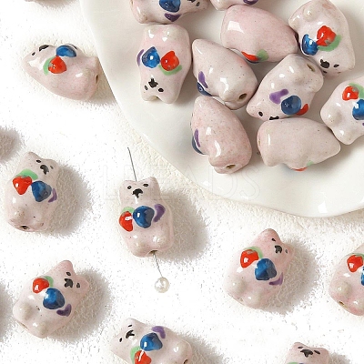 Handmade Porcelain Beads PW-WG9BF07-13-1
