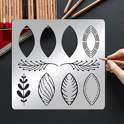 Stainless Steel Cutting Dies Stencils DIY-WH0279-131-1